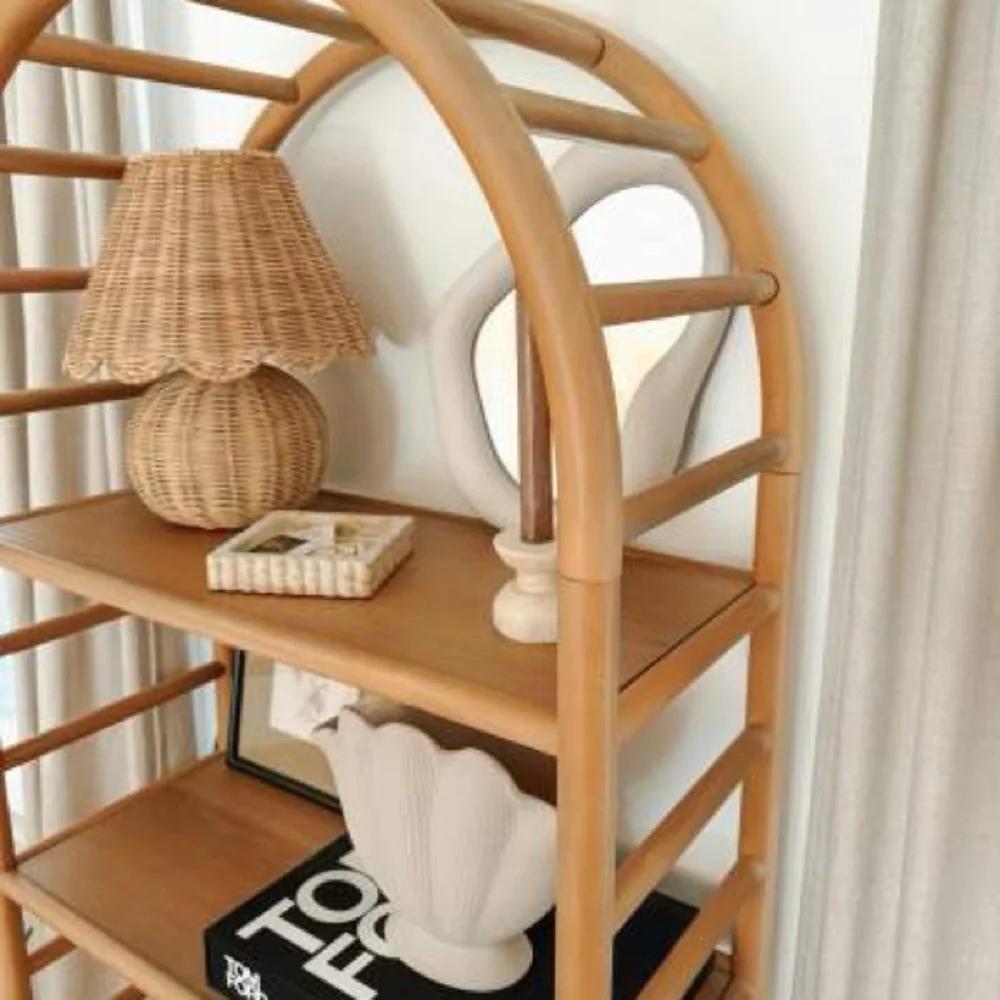 / Table Lamp with Woven Base and Woven Shade - Studio McGee